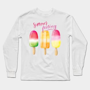 Popsicles for hot summer days Long Sleeve T-Shirt